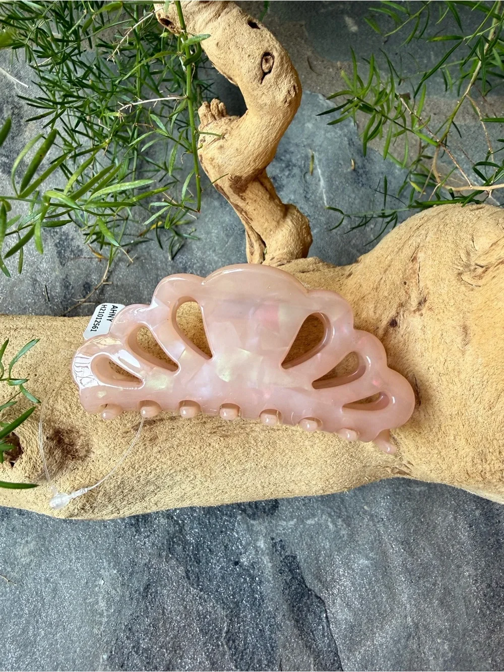 New🌟Anthropologie-Pink Marbled Hair Clip